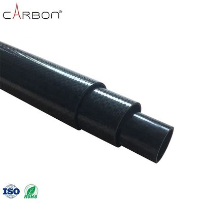 200 mm σωλήνας από ανθρακονήματα για αθλητικά παπούτσια Στρογγυλό σχήμα ύφασμα Αειφόρος απόδοση