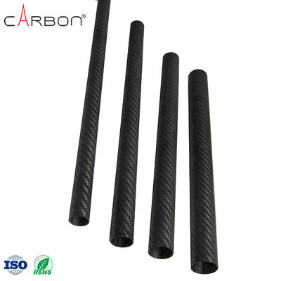 200 Φινίρισμα Ματ/Γλασκός ZhongShan Carbon 3K Carbon Fiber Tube για καθαρισμό κενών.